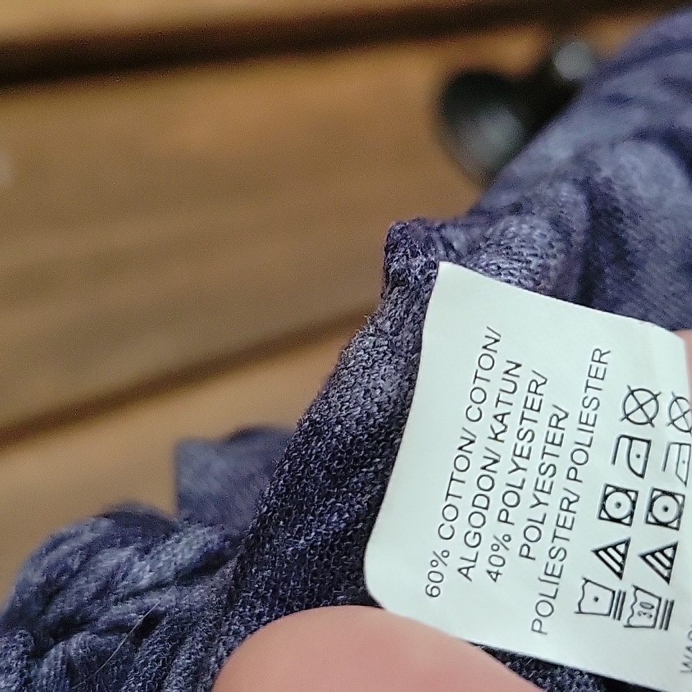 Lucky Brand Purple Tie Front Muscle Tee - Picture 4 of 5